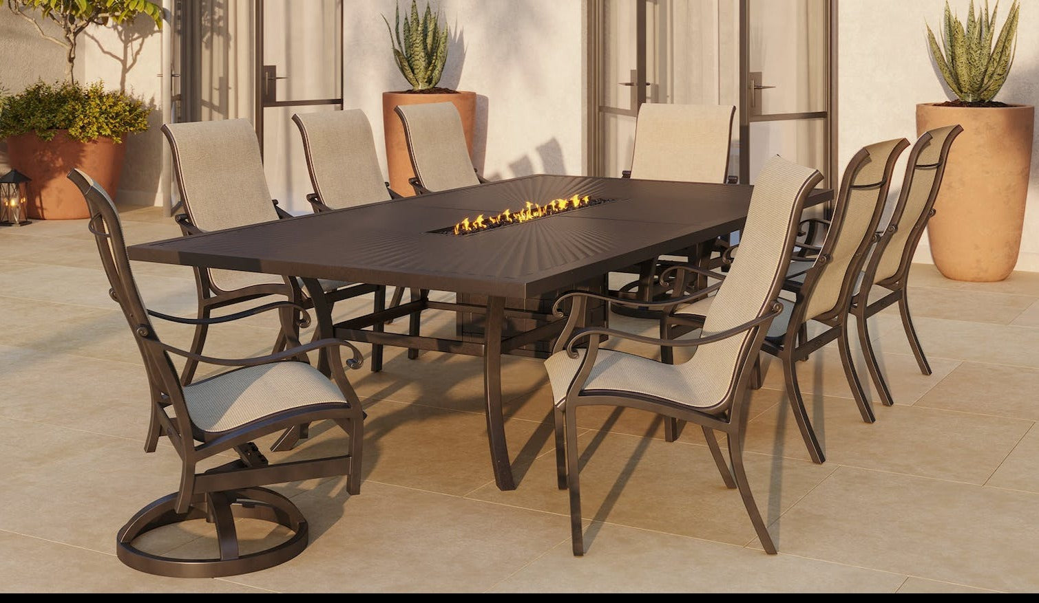 Madrid Sling Outdoor Dining Set