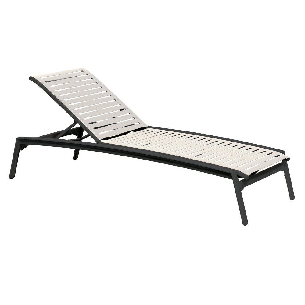 Elance Armless Chaise Lounge Ribbon Segment by Tropitone