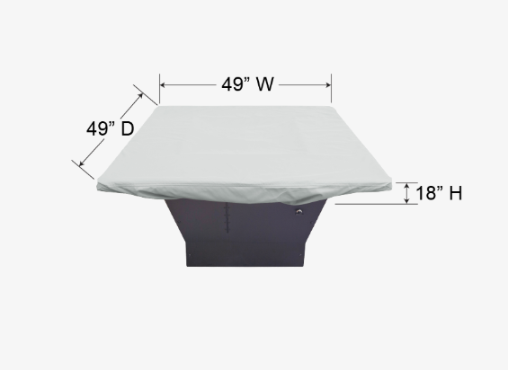 Fits 42” to 48” Square Protective Cover By Treasure Garden