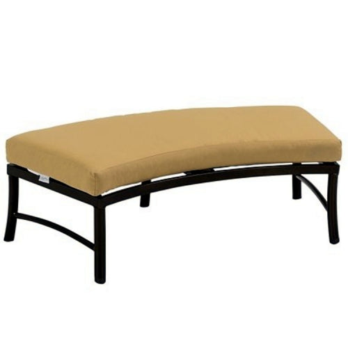 Montreux II 49" x 26" Crescent Ottoman Bench by Tropitone