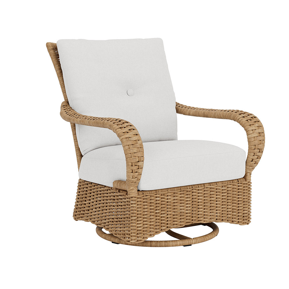 Magnolia Swivel Glider Lounge Chair Replacement Cushion by Lloyd Flanders