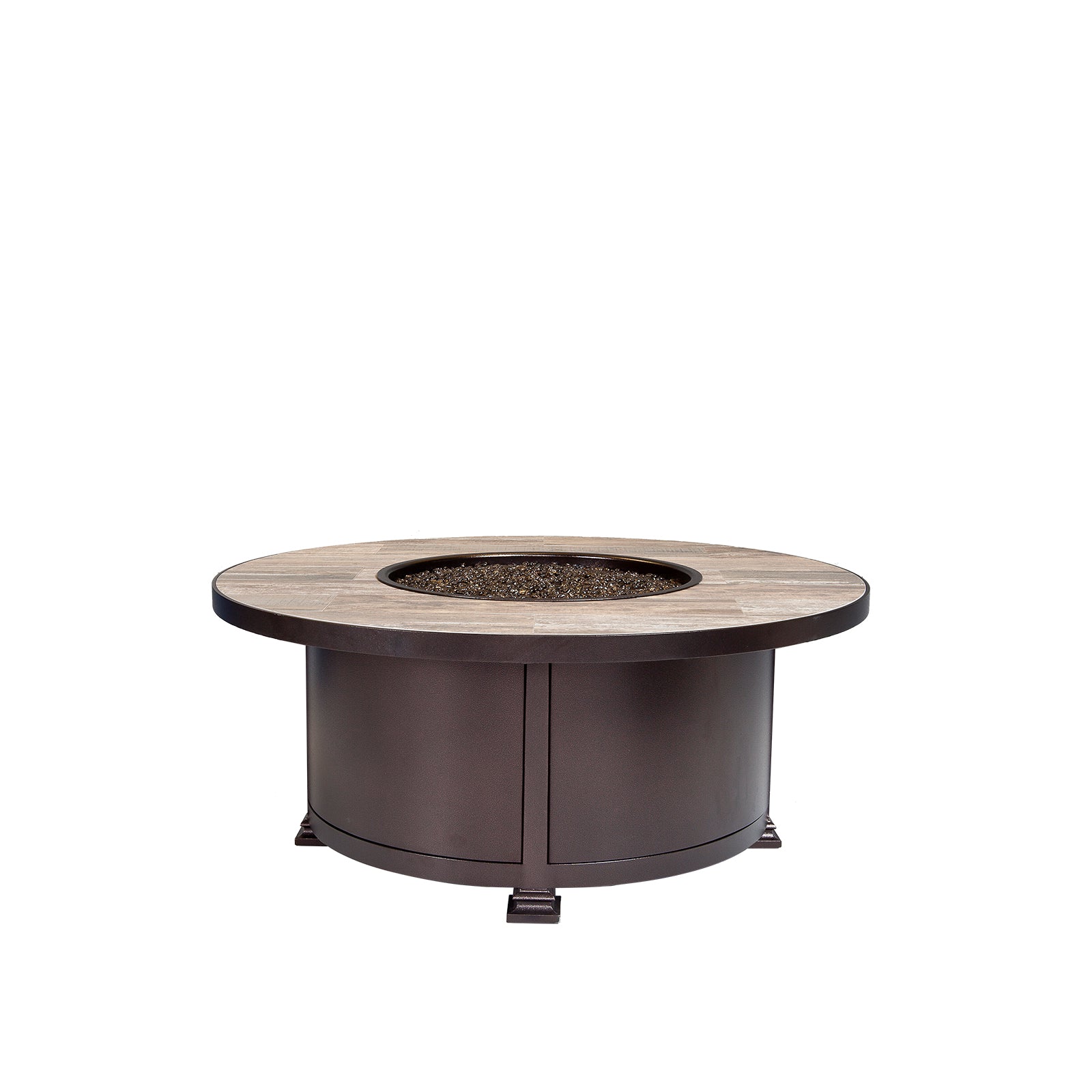 42" Dia. Round Santorini Iron Fire Pit by Ow Lee