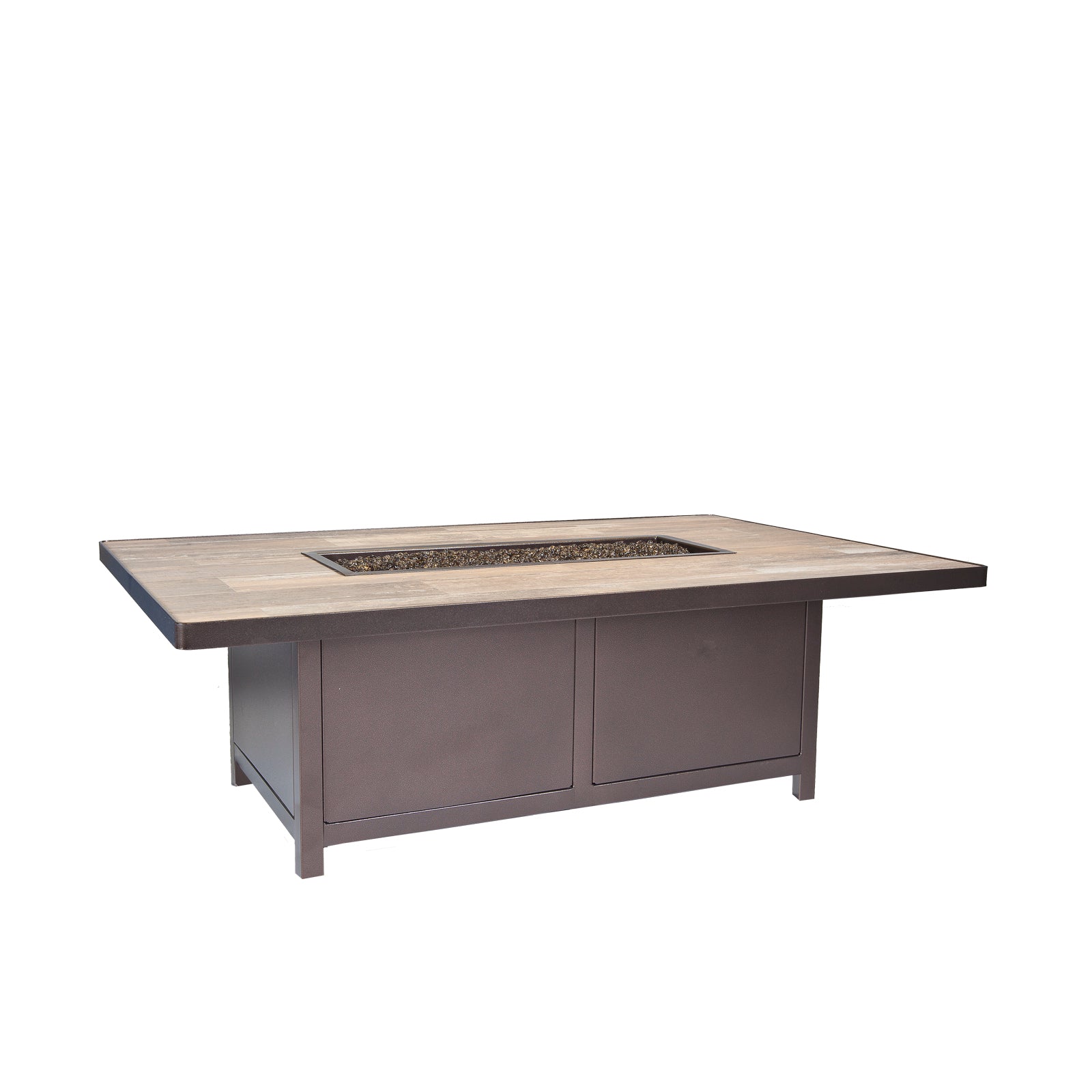 36"x58" Rectangle Capri Iron Fire Pit by OW Lee
