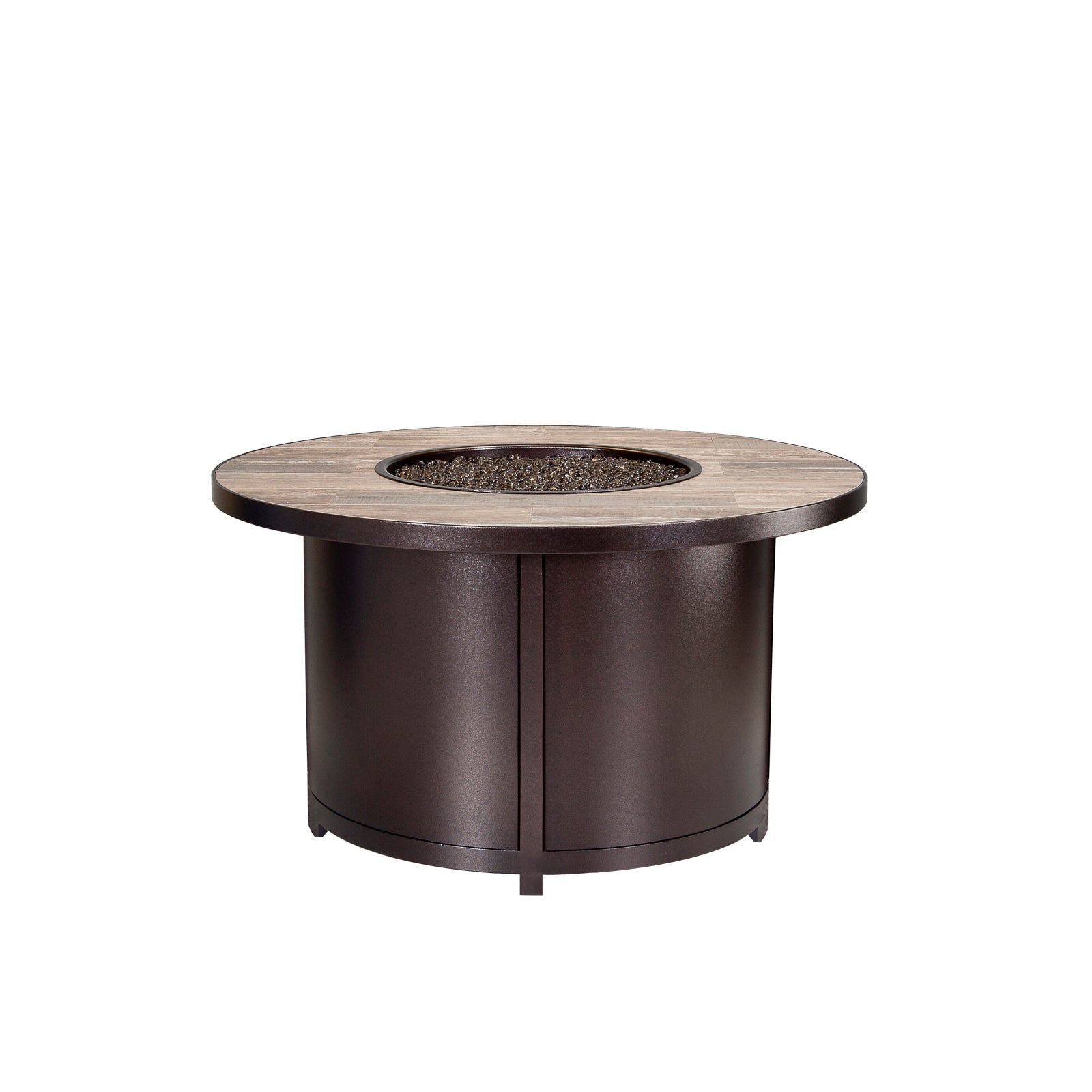 42" Dia. Round Capri Iron Chat Fire Pit Quick Ship by Ow Lee