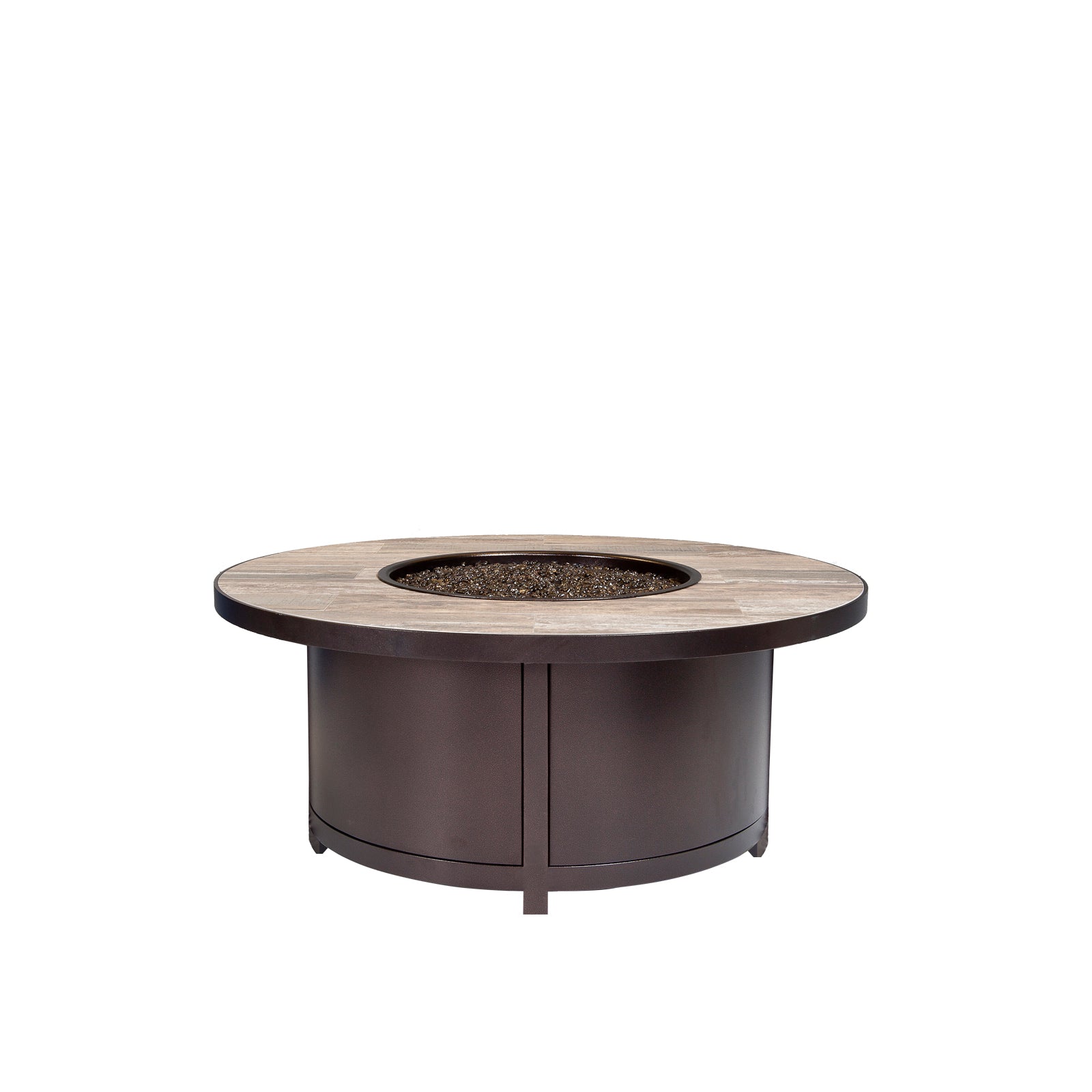 Round Capri Iron Fire Pit