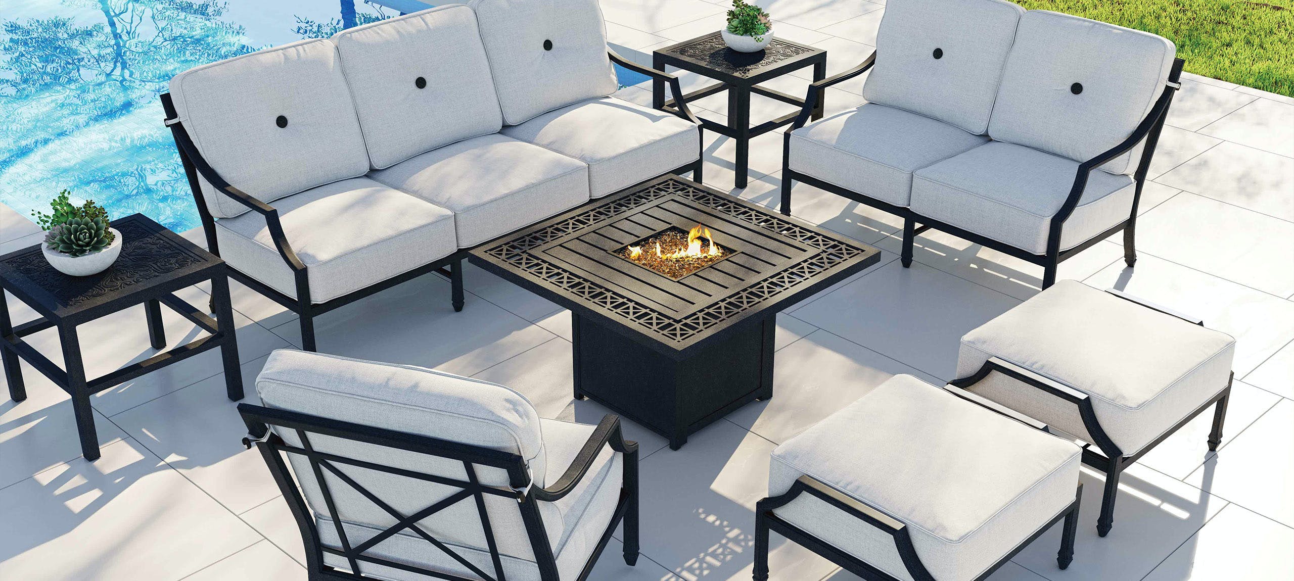 Lancaster Deep Seating Set By Castelle