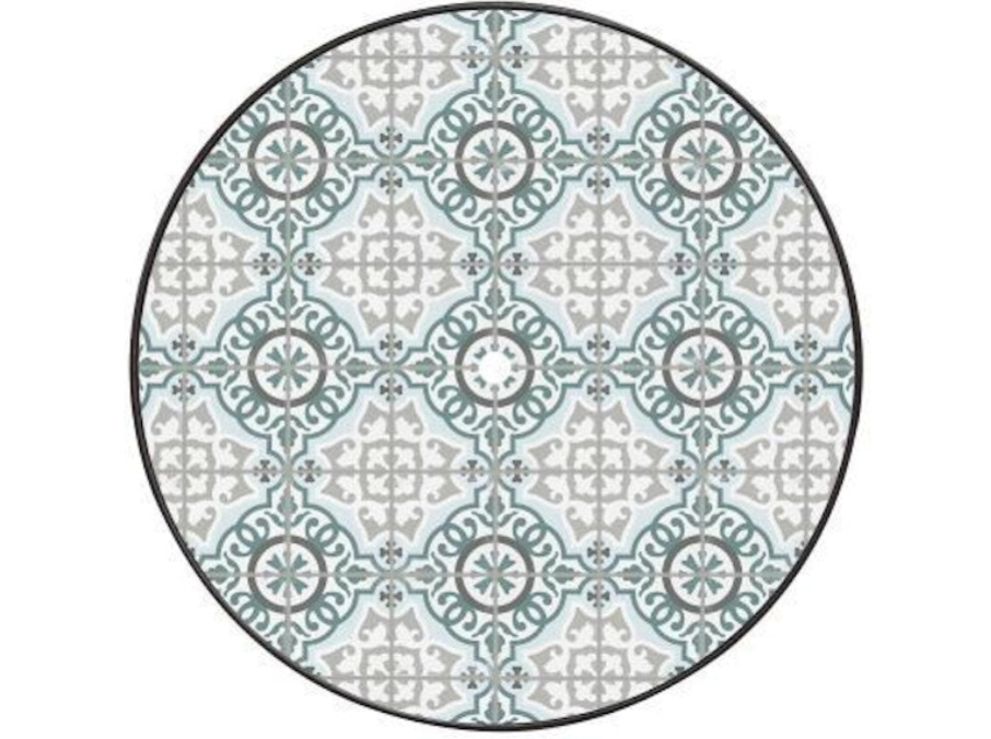 54" Rd. Valencia Table Top with Aluminum Rim with Umbrella Hole by O.W. Lee.