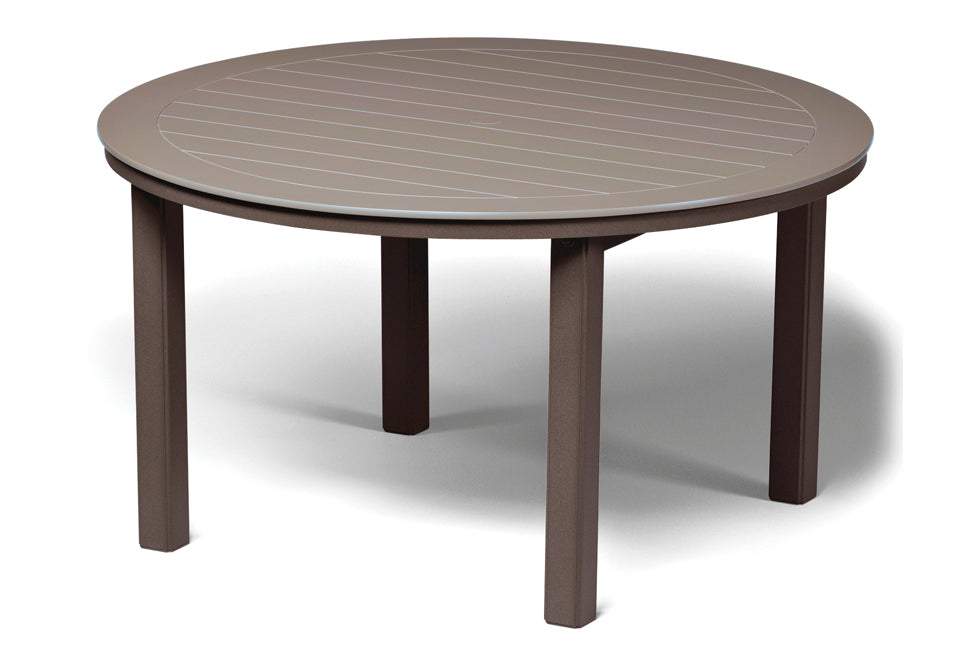 54" Round Parson Leg MGP Slat Top Table By Telescope Casual