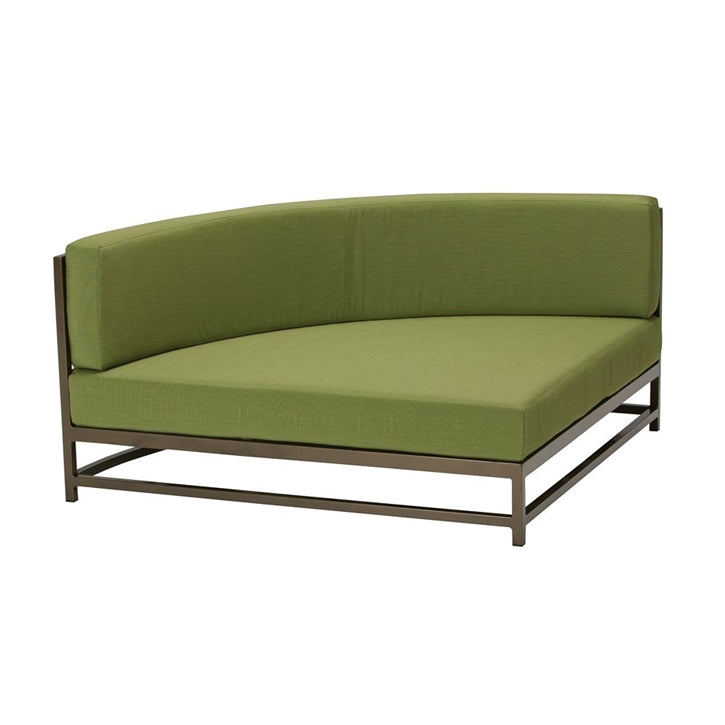 Cabana Club Party Lounge 1/4 Section w/ Backrest (Full Set) Replacement Cushion- 15" Seat Height by Tropitone
