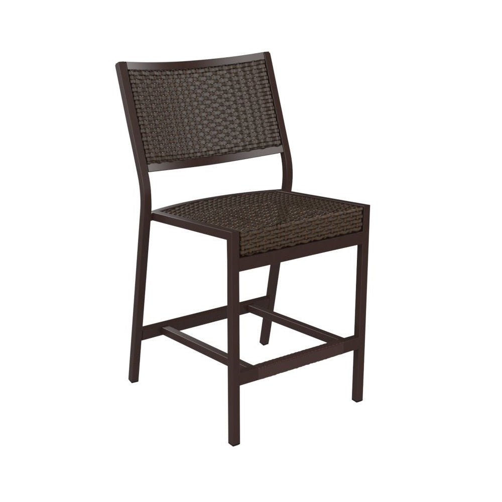 Cabana Club Woven 25" Armless Stationary Counter Stool by Tropitone