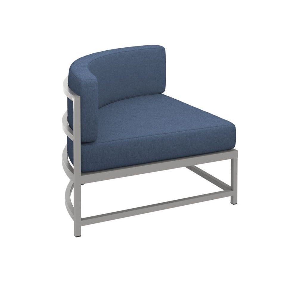 Cabana Club Curved Corner Module Replacement Cushion- 17" Seat Height by Tropitone