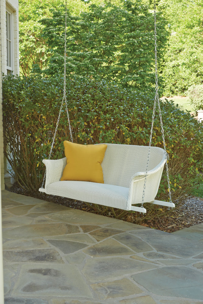 Settee Swing with Padded Seat By Lloyd Flanders