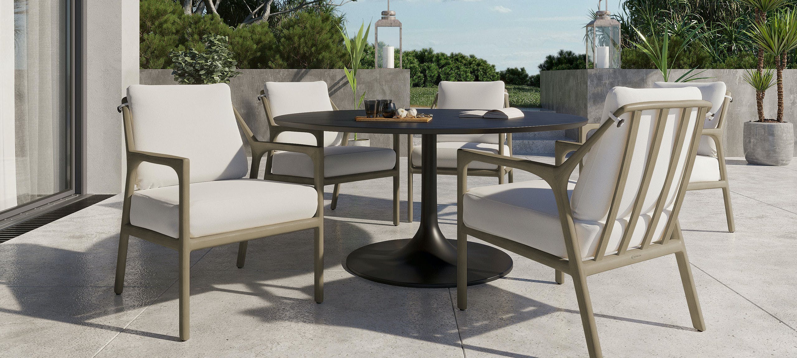 Berkeley Cushioned Dining Chair By Castelle