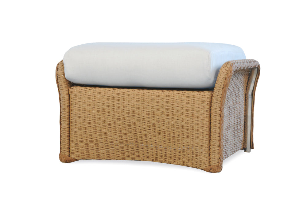 Weekend Retreat Woven Ottoman By Lloyd Flanders