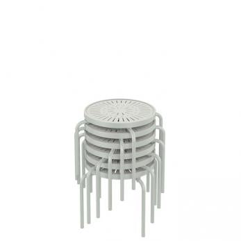 La'Stratta 20" Round Stacking Tea Table stacked