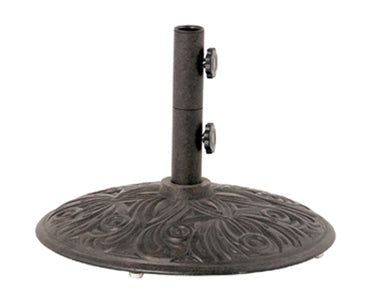 iron patio umbrella Tuscany Alumiron Umbrella 50LB Base by Hanamint