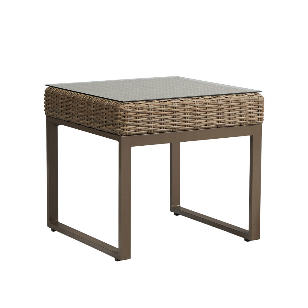 Milan 25" Square End Table by Lloyd Flanders