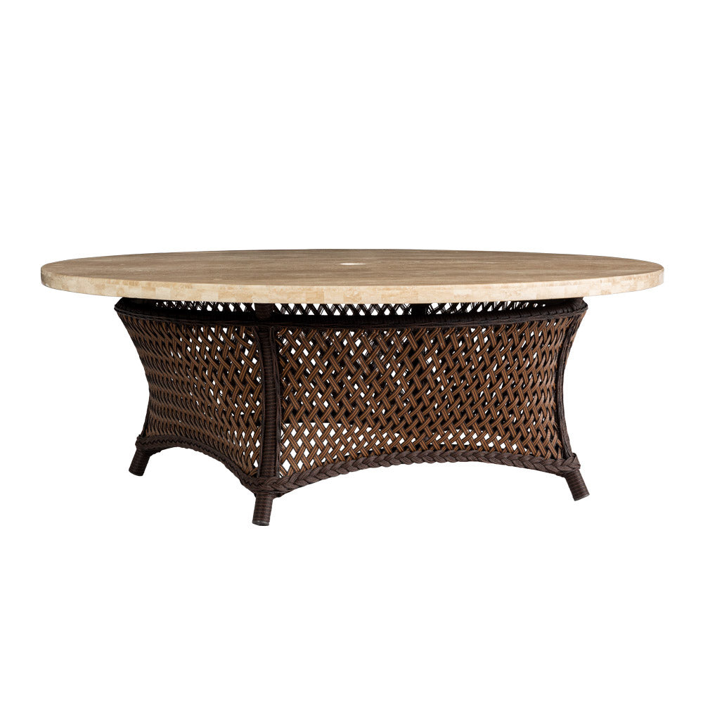 Grand Traverse 48" Rd. Umb. Chat Table by Lloyd Flanders