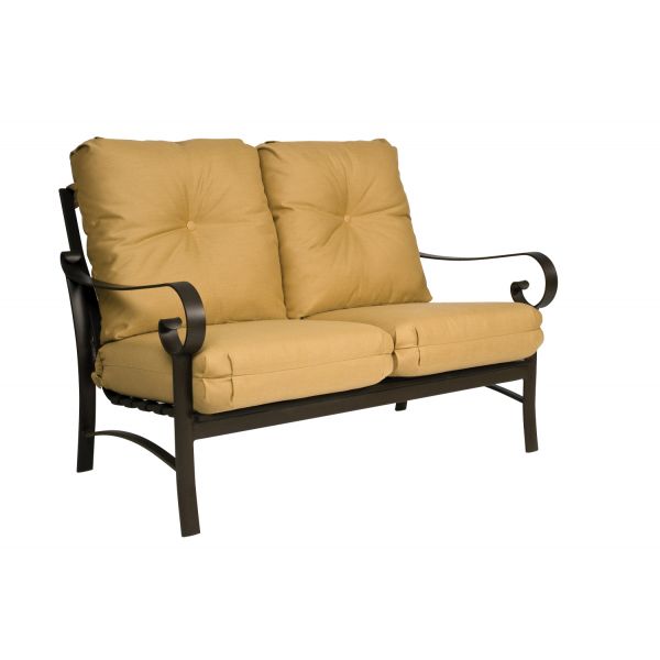 Belden Cushion Love Seat By Woodard