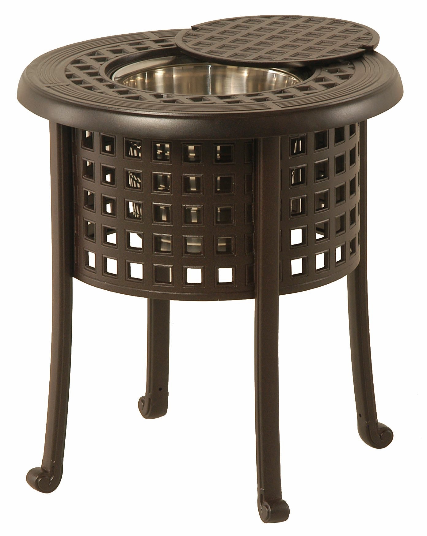 New Classic 20" Round Ice Bucket Side Table (Terra Mist)