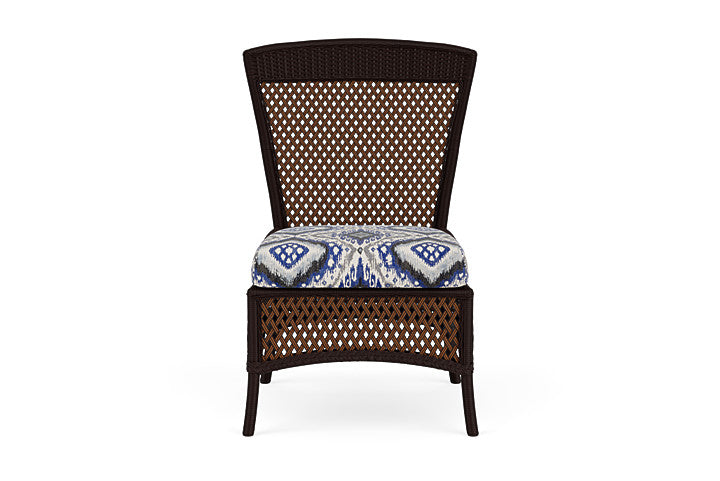 Grand Traverse Armless Dining Chair Replacement Cushion by Lloyd Flanders