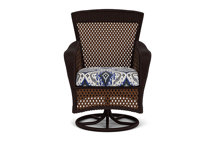 Grand Traverse Swivel Dining Armchair Replacement Cushion by Lloyd Flanders