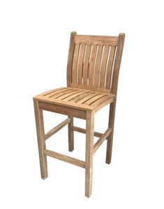 Teak Bar Side Chair