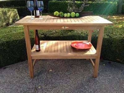 Teak Buffet Table Classic Patio Furniture - Main Image