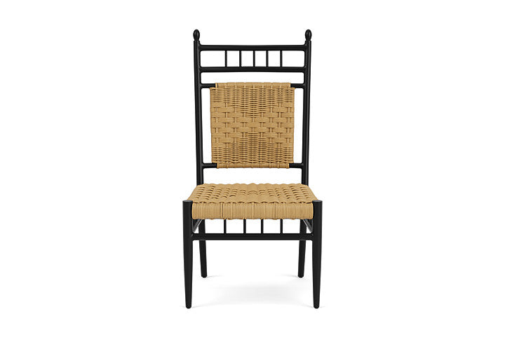 Low Country Armless Dining Chair by Lloyd Flanders