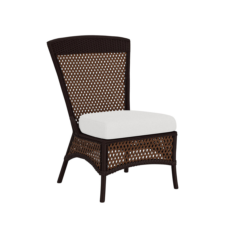 Grand Traverse Armless Dining Chair Replacement Cushion by Lloyd Flanders