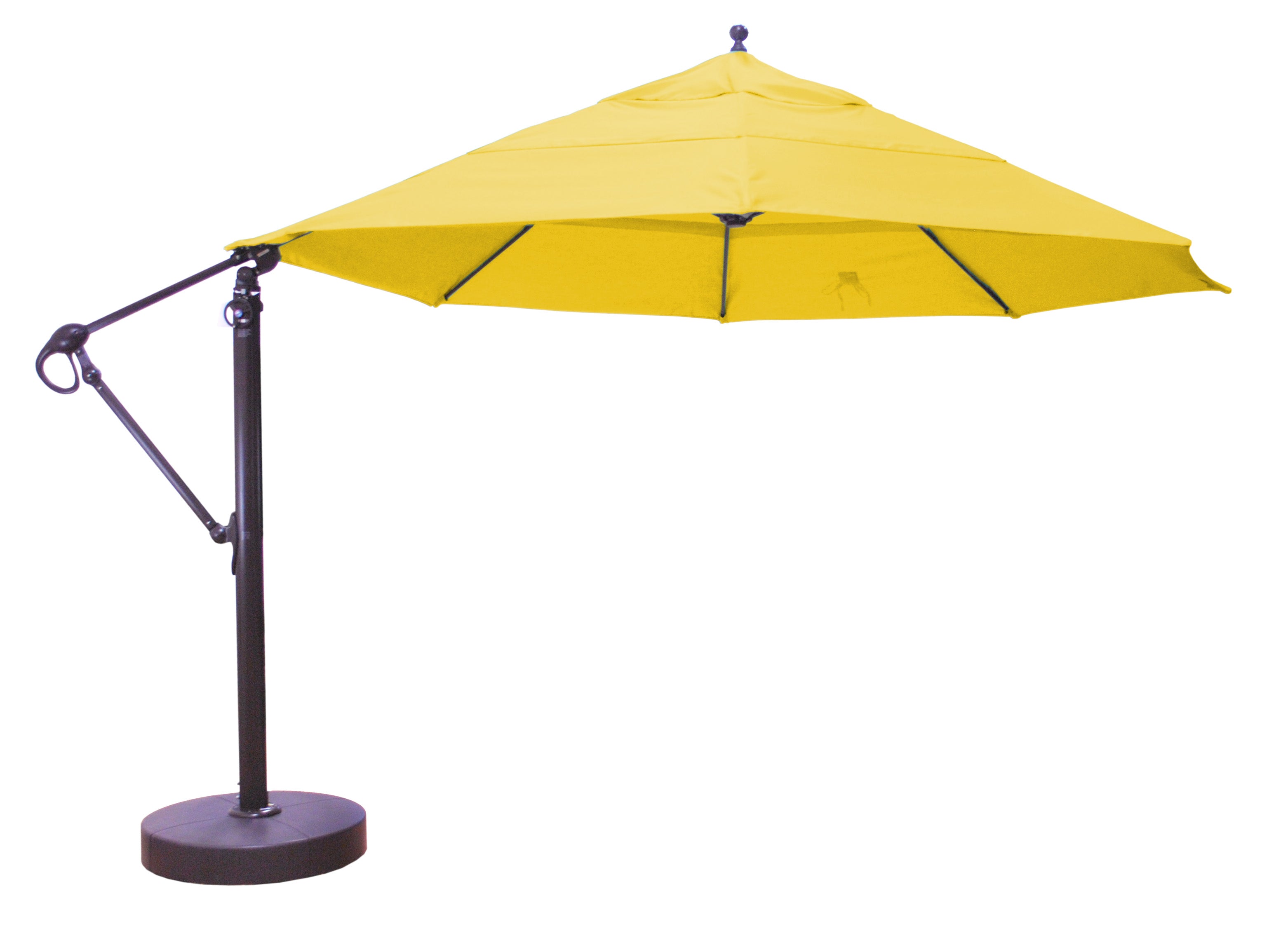 galtech patio umbrella 13F Octagonal Cantilever Umbrella With Base by Galtech
