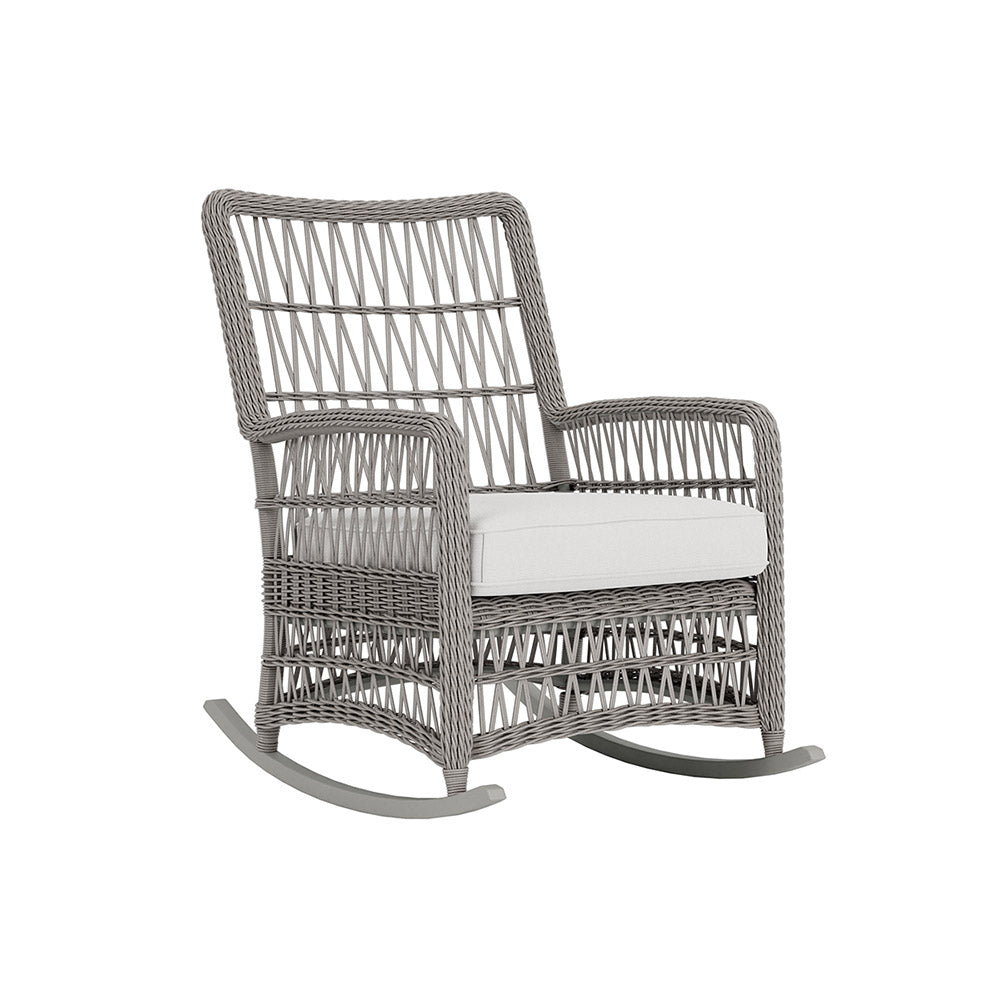 Mackinac High Back Porch Rocker Chair Replacement Cushion by Lloyd Flanders