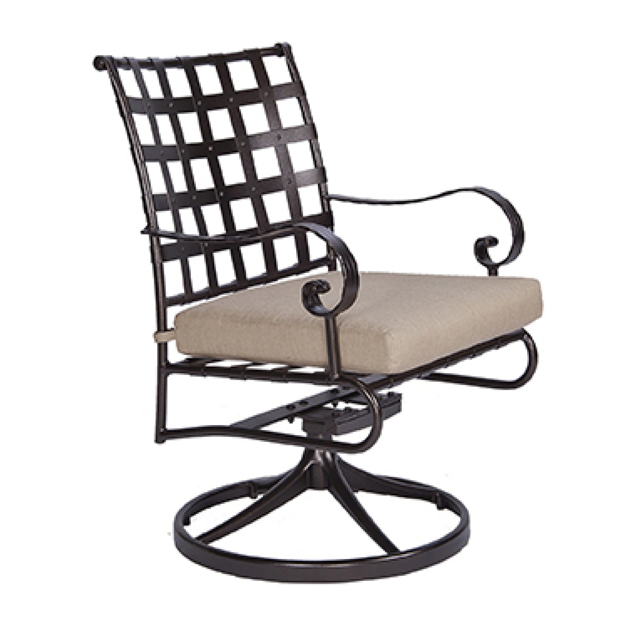 Classico Swivel Rocker Dining Arm Chair by Ow Lee