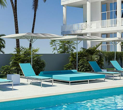 Cabana Club Cushion 8" x 4" Party Lounger by Tropitone