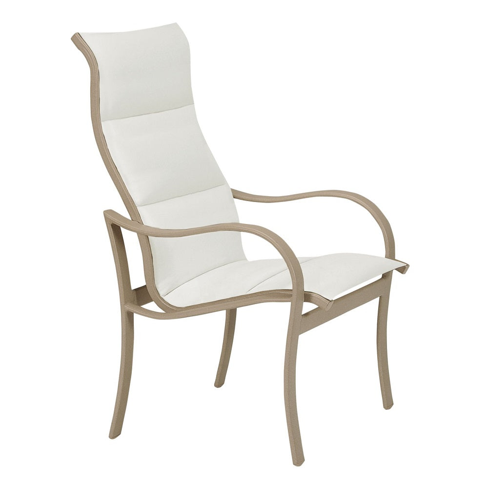 Shoreline High Back Dining Chair Replacement Calyspo Padded Sling by Tropitone