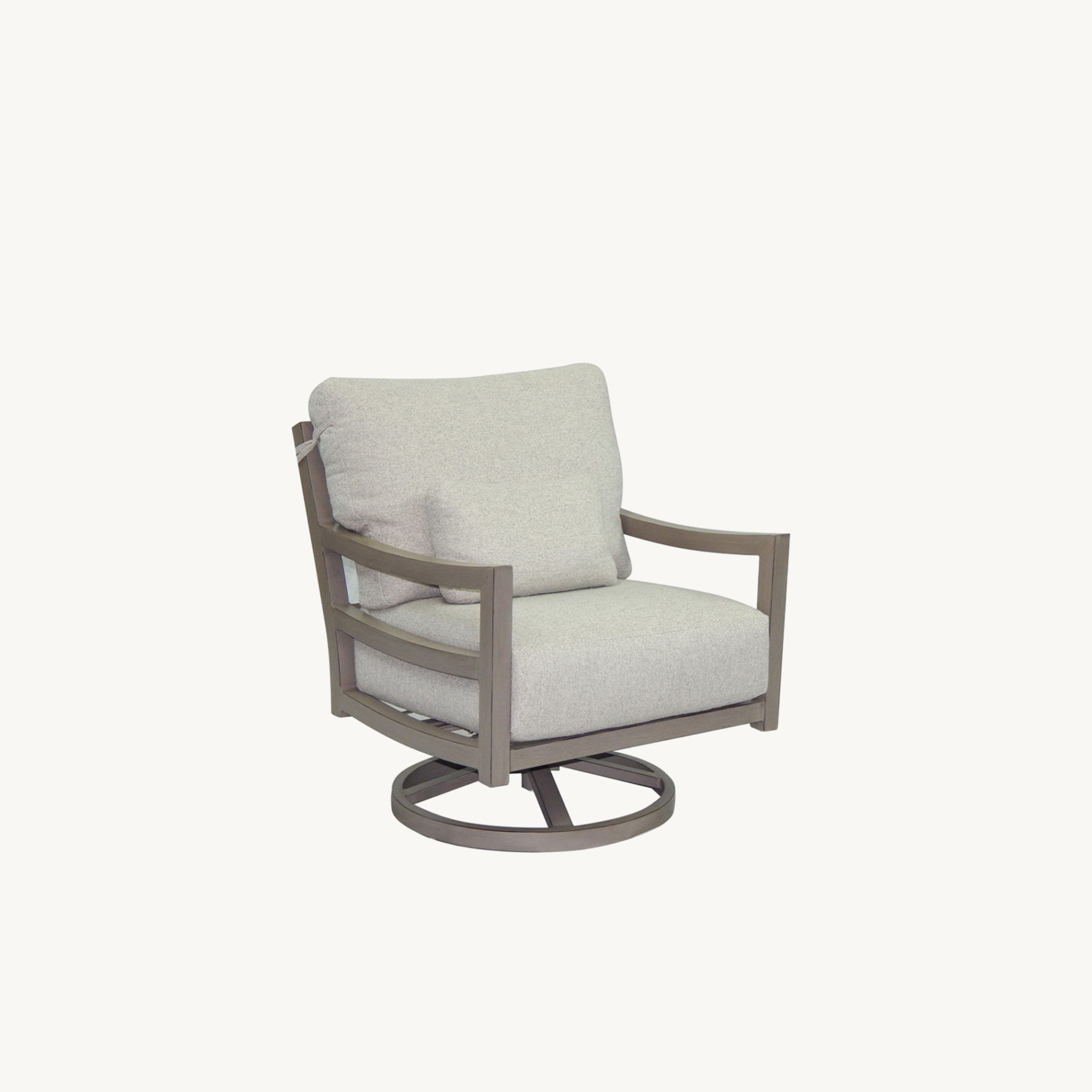 Roma Cushioned Lounge Swivel Rocker By Castelle