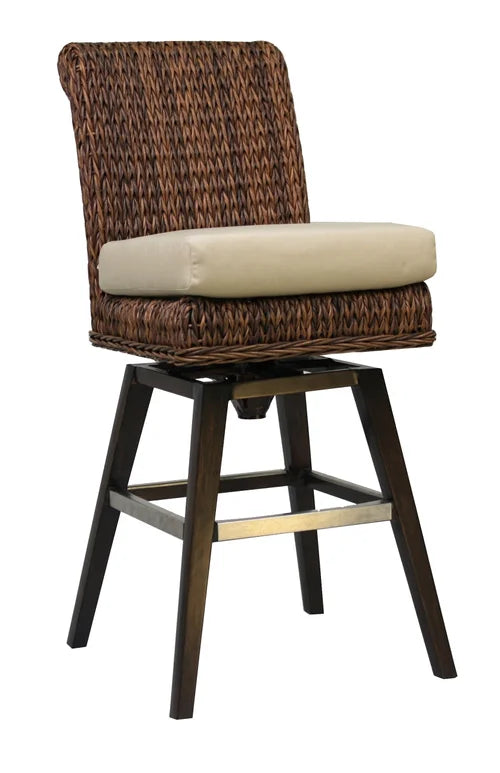 Antigua Swivel Bar Chair by Patio Renaissance