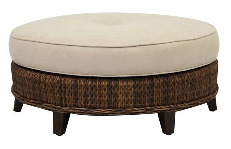 Antigua 42" Round Ottoman by Patio Renaissance