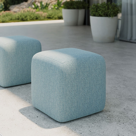 Resort Soft Seating, 18" Square Stool by Tropitone