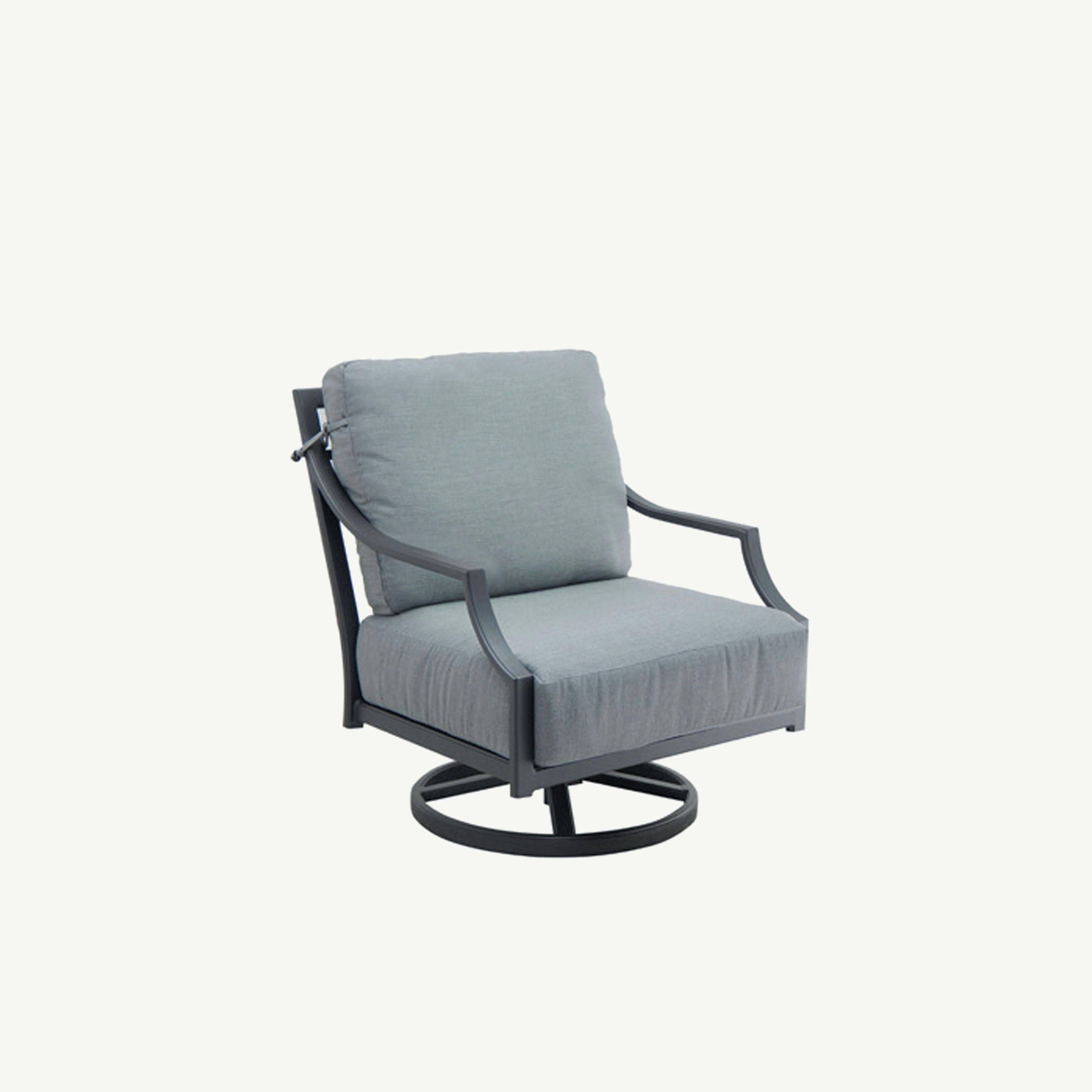 Lancaster Cushioned Lounge Swivel Rocker By Castelle