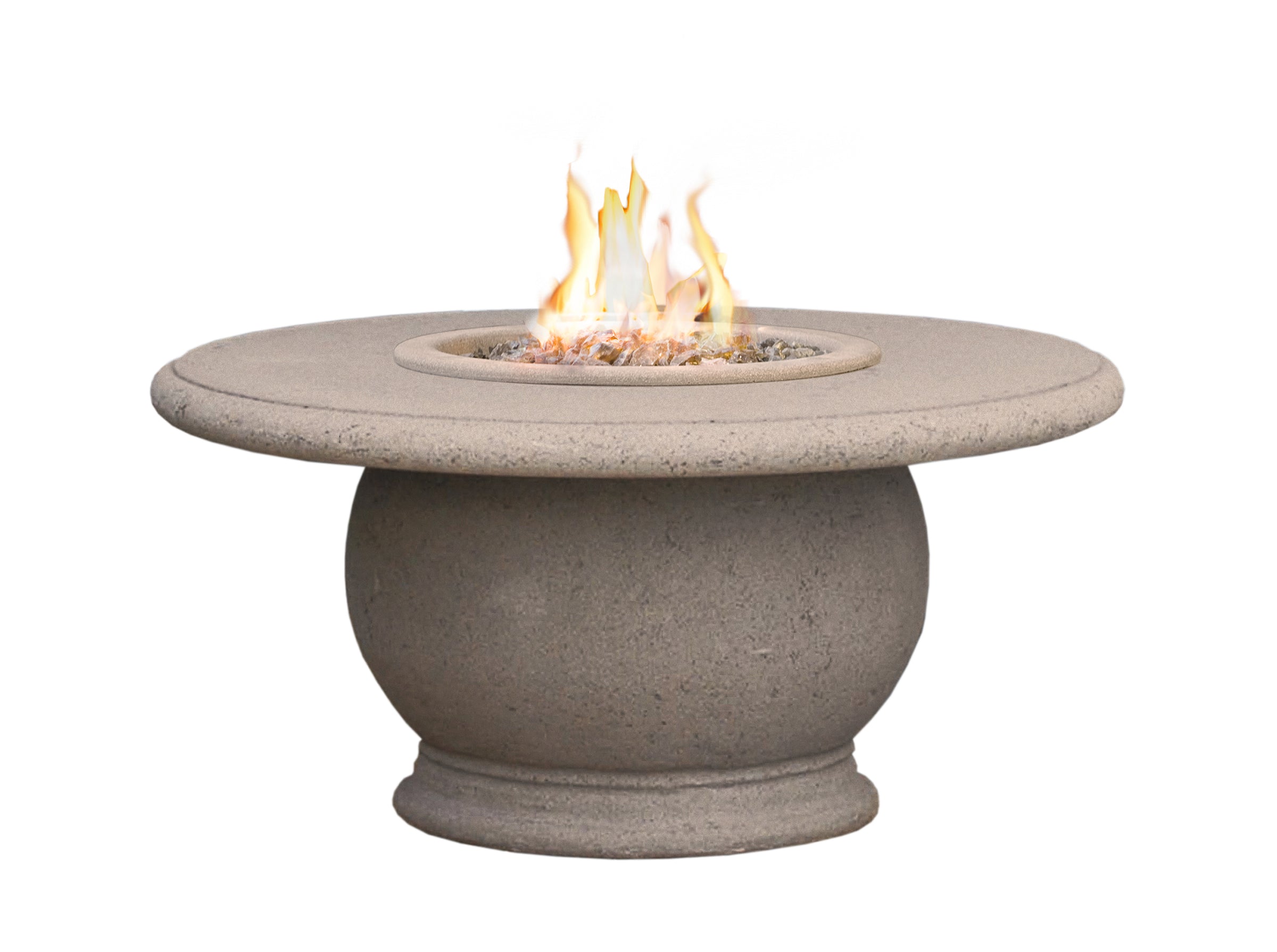 48" Dia. Amphora Round Fire table  by American Fyre Design