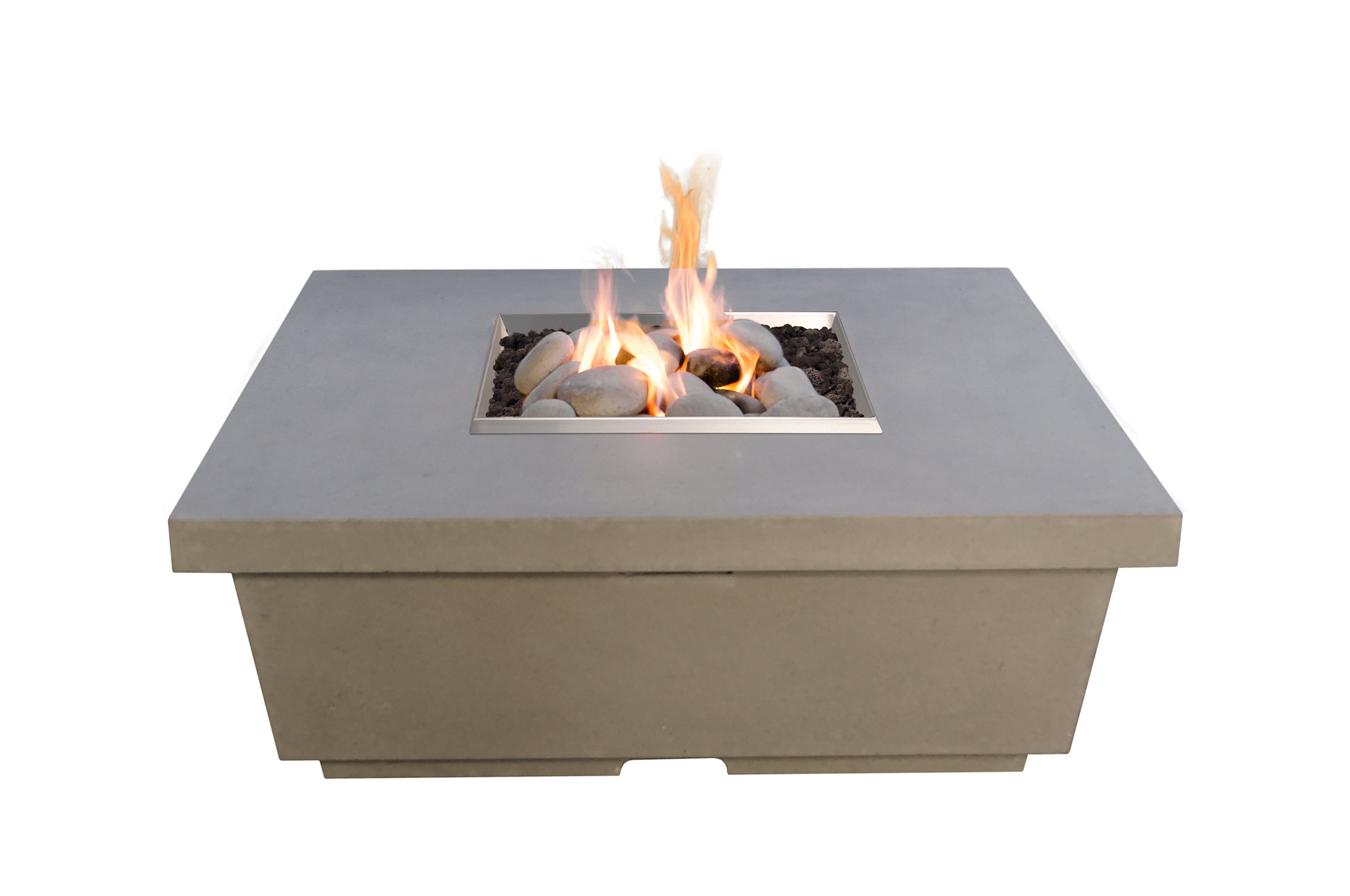 44" Contempo Square Fire table  by American Fyre Design