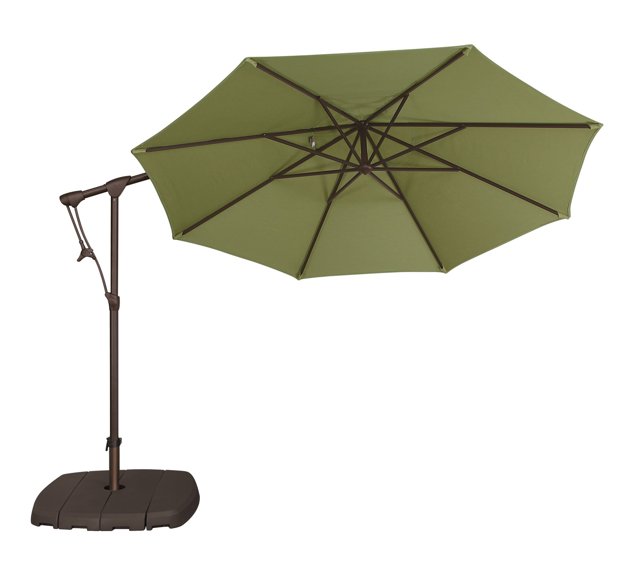 green cantilever patio umbrella 10' Oct AG19 Cantilever Umbrella Frame Only 2 Yr Warranty