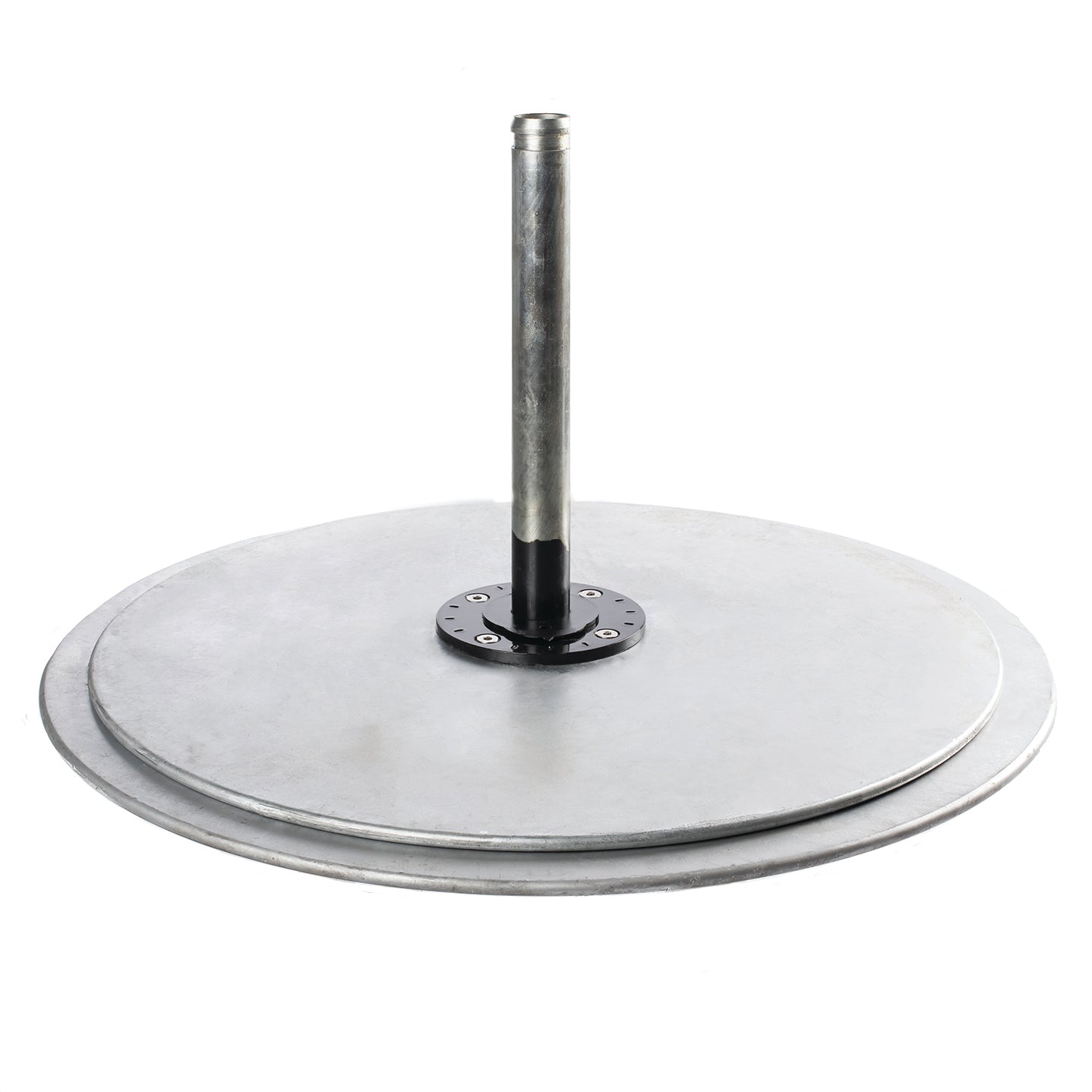 335Lb Round Galvanized Steel Plate Stack by Frankford Umbrella