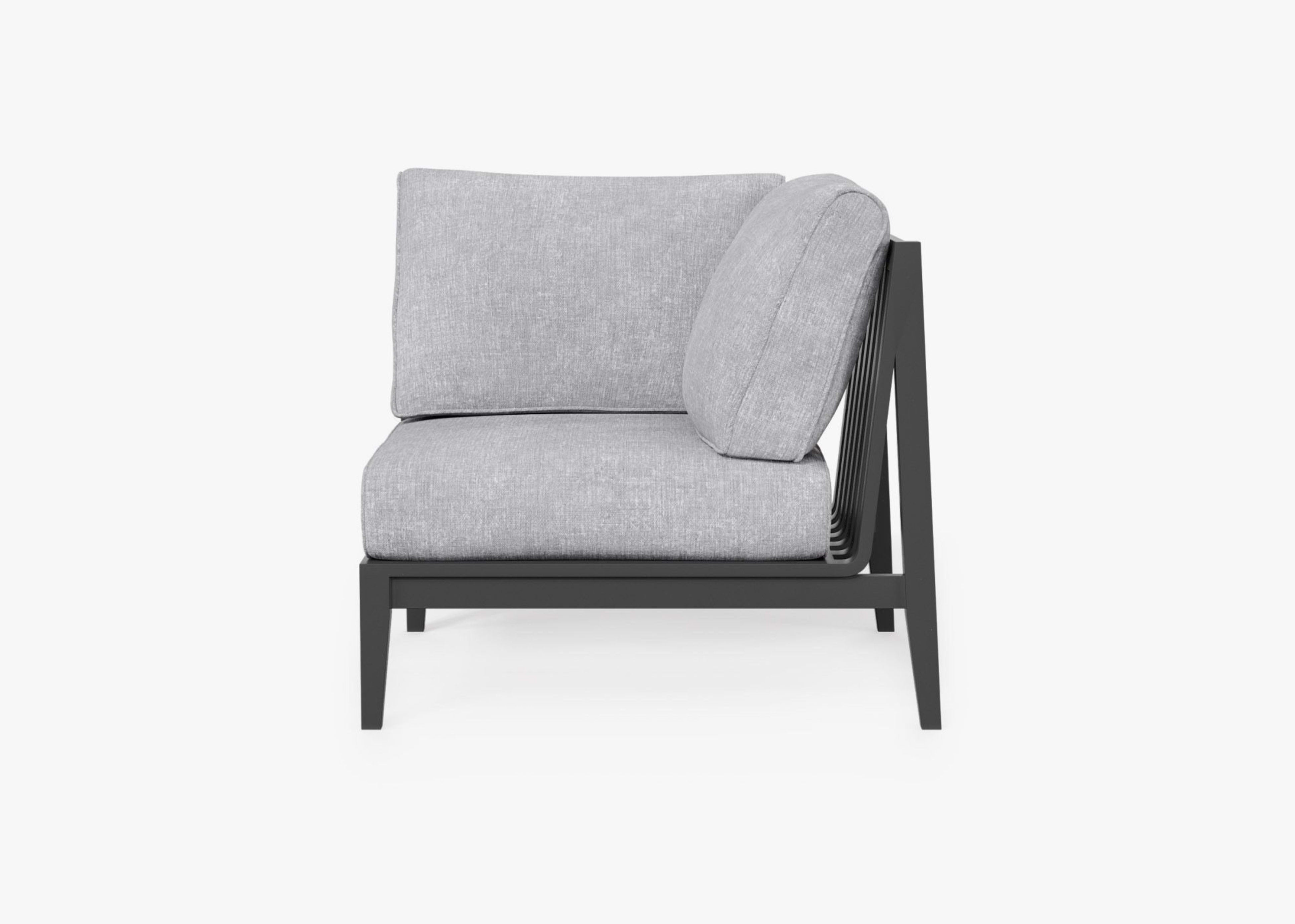 Aluminum Outdoor Left Corner Chair