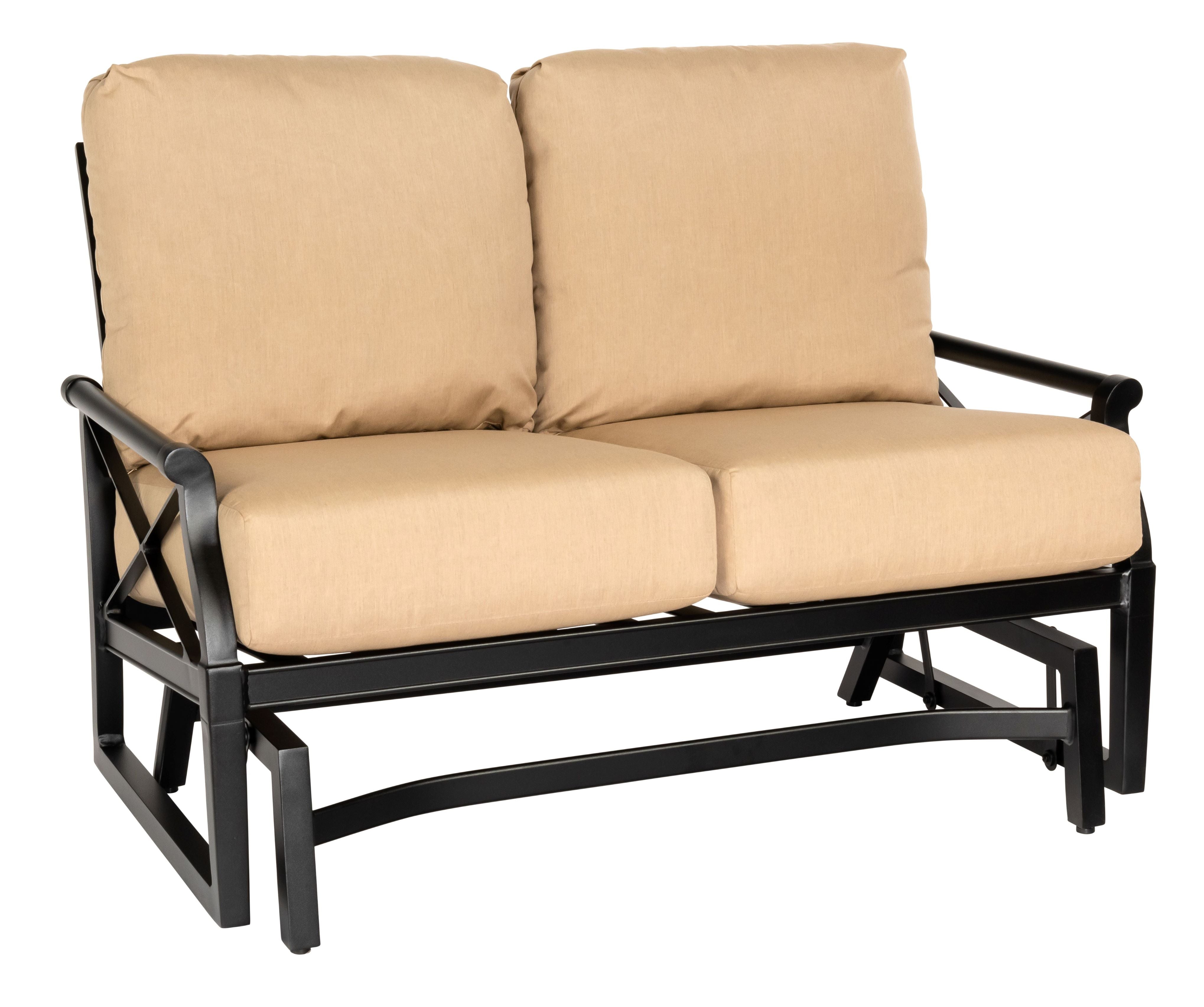 Andover Gliding Love Seat by Woodard