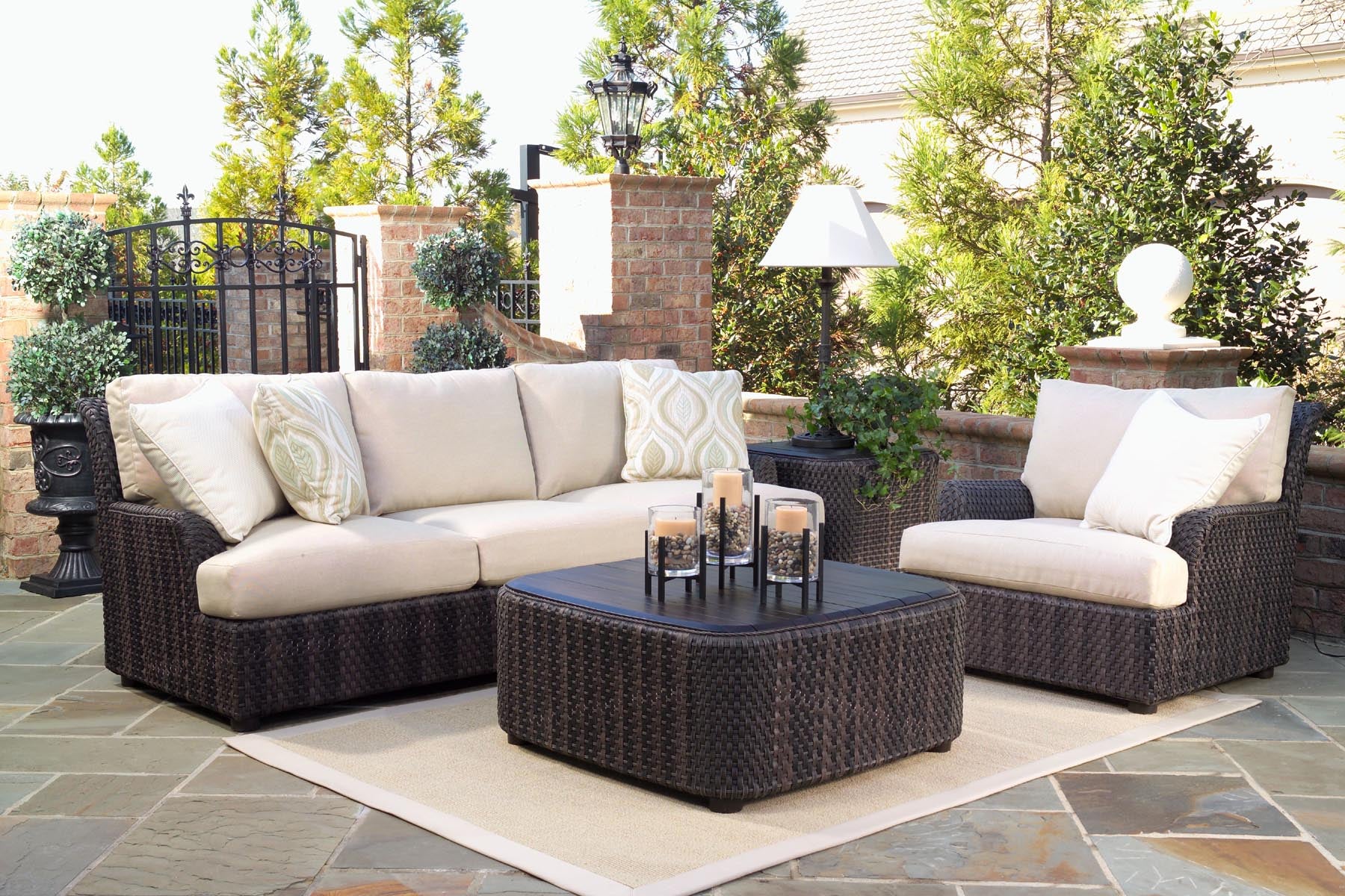 Aruba Sofa Set By Woodard