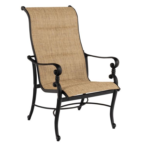 Avondale Sling Padded Sling Dining Armchair By Woodard