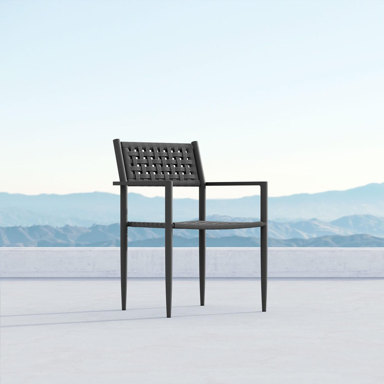 Naples Dining Chair (QTY 2) - Lava Gray by Azurro Living
