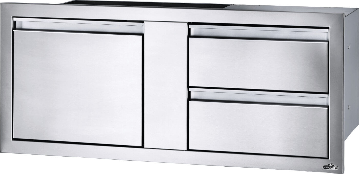 42 x 16 inch Single Door & Double Drawer Combo